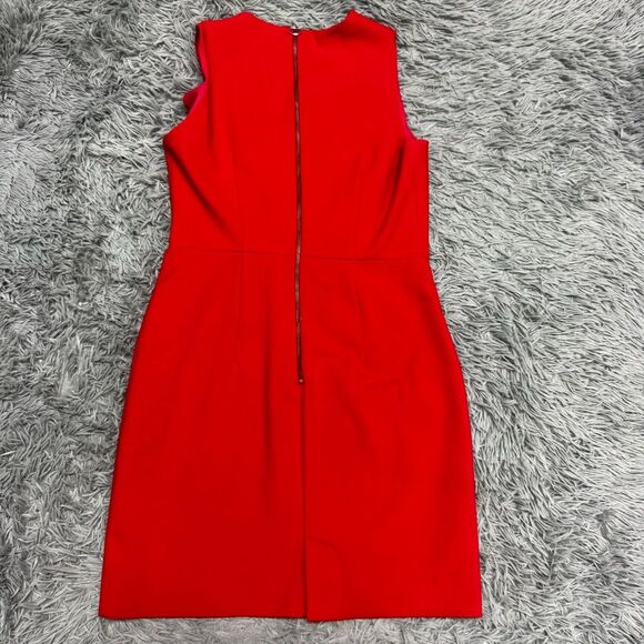 MNG Suit Red Sleeveless Dress Size 8 - Picture 7 of 7